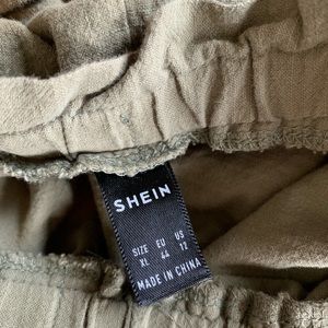 Shein Dark Green Skirt
